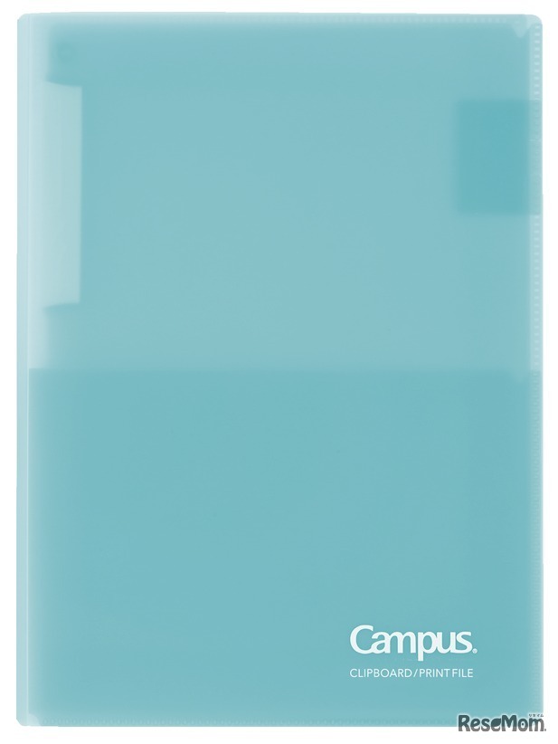 「キャンパス クリップボードにもなるプリントファイル」ライトブルー
