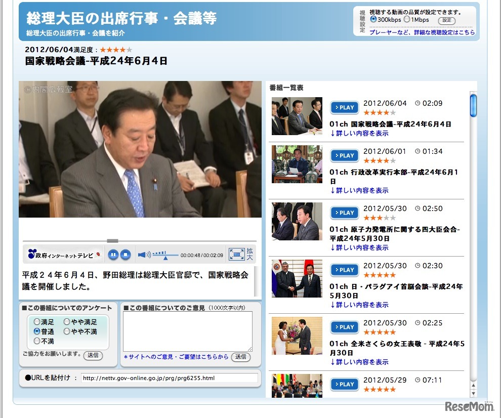 国家戦略会議-平成24年6月4日