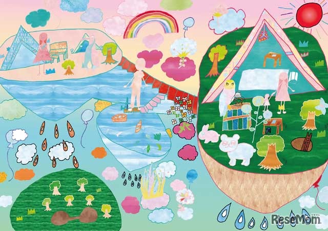 「ドコモ未来大賞シルバー」「空飛ぶキャンプ場」