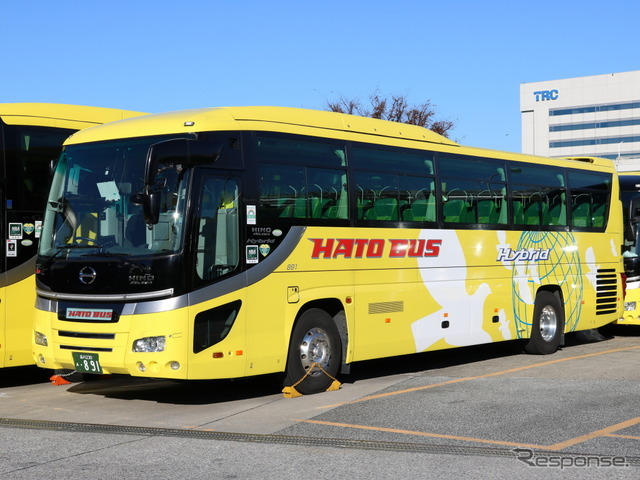 はとバス初代ハイブリッドバス、現在