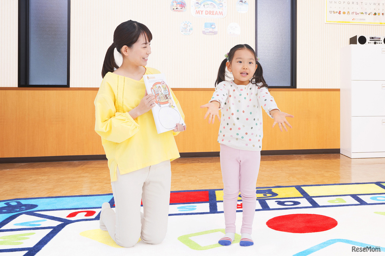 4・5歳児コースのレッスン風景