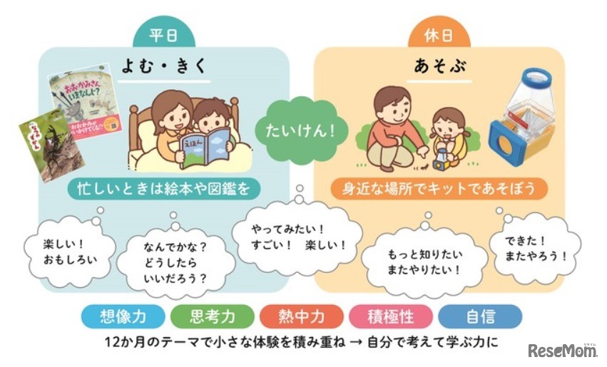 遊びながら体験する内容