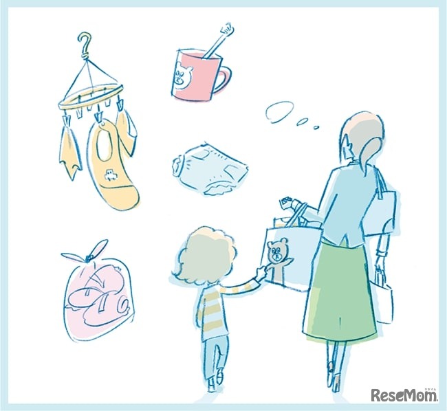 荷物のことを考える帰り道