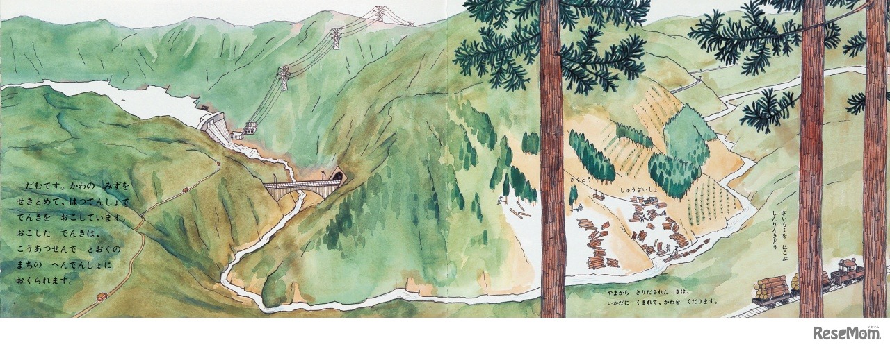 『かわ』1962年 福音館書店　(c) Satoshi KAKO　(c) Kako Research Institute Ltd. 2019