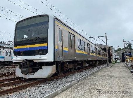 伊豆急行に入線した当時のJR東日本209系。エクステリアは「アロハ電車」化で大きく変わる。
