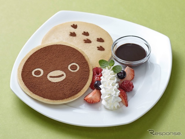 Suicaのペンギンパンケーキ～3種ベリー添え～　(c) Chiharu Sakazaki／JR東日本／DENTSU　Suica by JR東日本