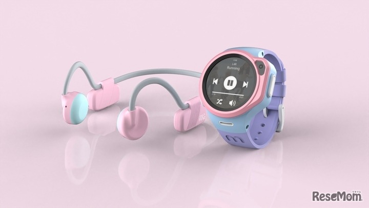 スマートフォン「myFirst Fone R1s」と骨伝達ワイヤレスイヤホン「myFirst BCL」