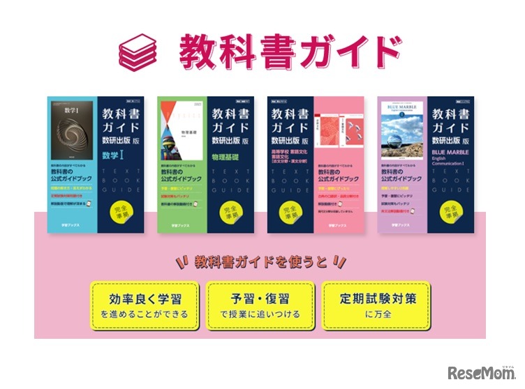 教科書の答・解説を掲載し、予習復習や定期テスト対策に。推薦型選抜にも役立つ