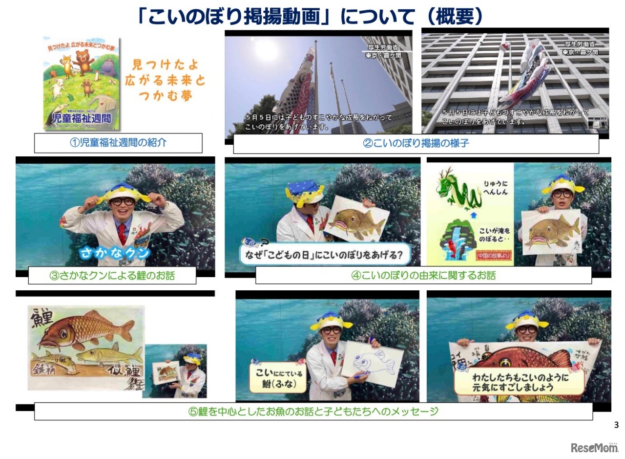 「こいのぼり掲揚動画」について（概要）