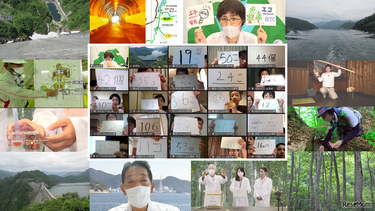 2021年8月に開催されたJ-POWER「エコ×エネ体験」小学生親子編のようす