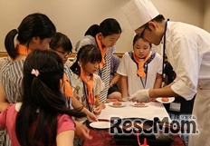 シェフによるお料理教室