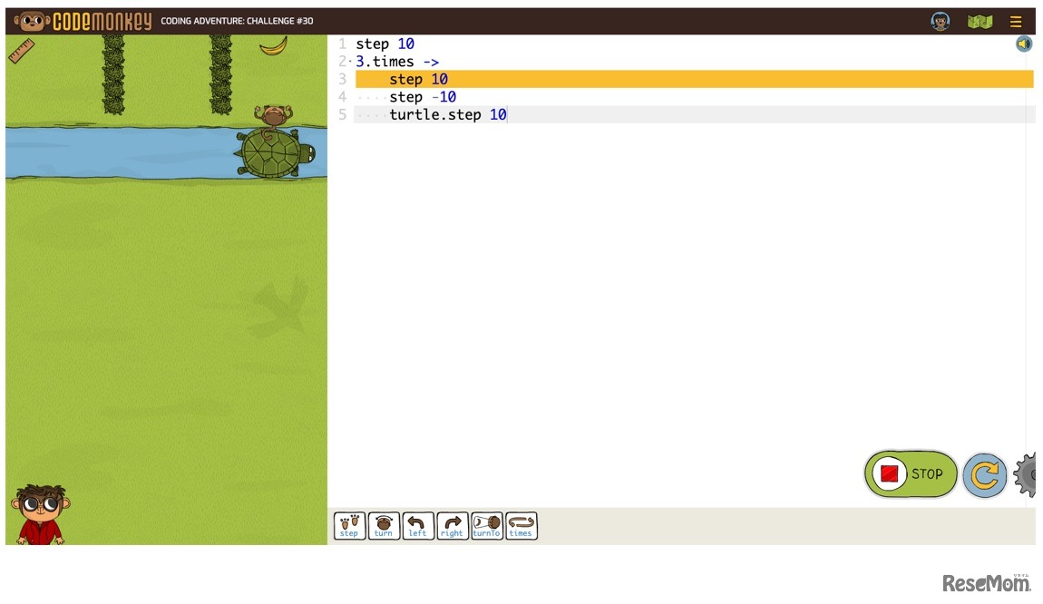 【中級編】実際にコードを書くことでサルを動かす。テキストプログラミングの基礎を学ぶ