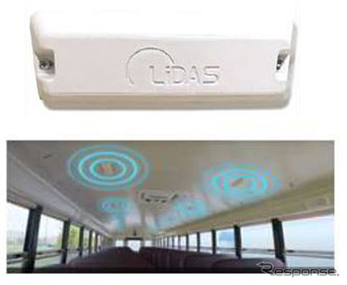 バス用子ども置き去り検知センサー VitaSense（バイタセンス）