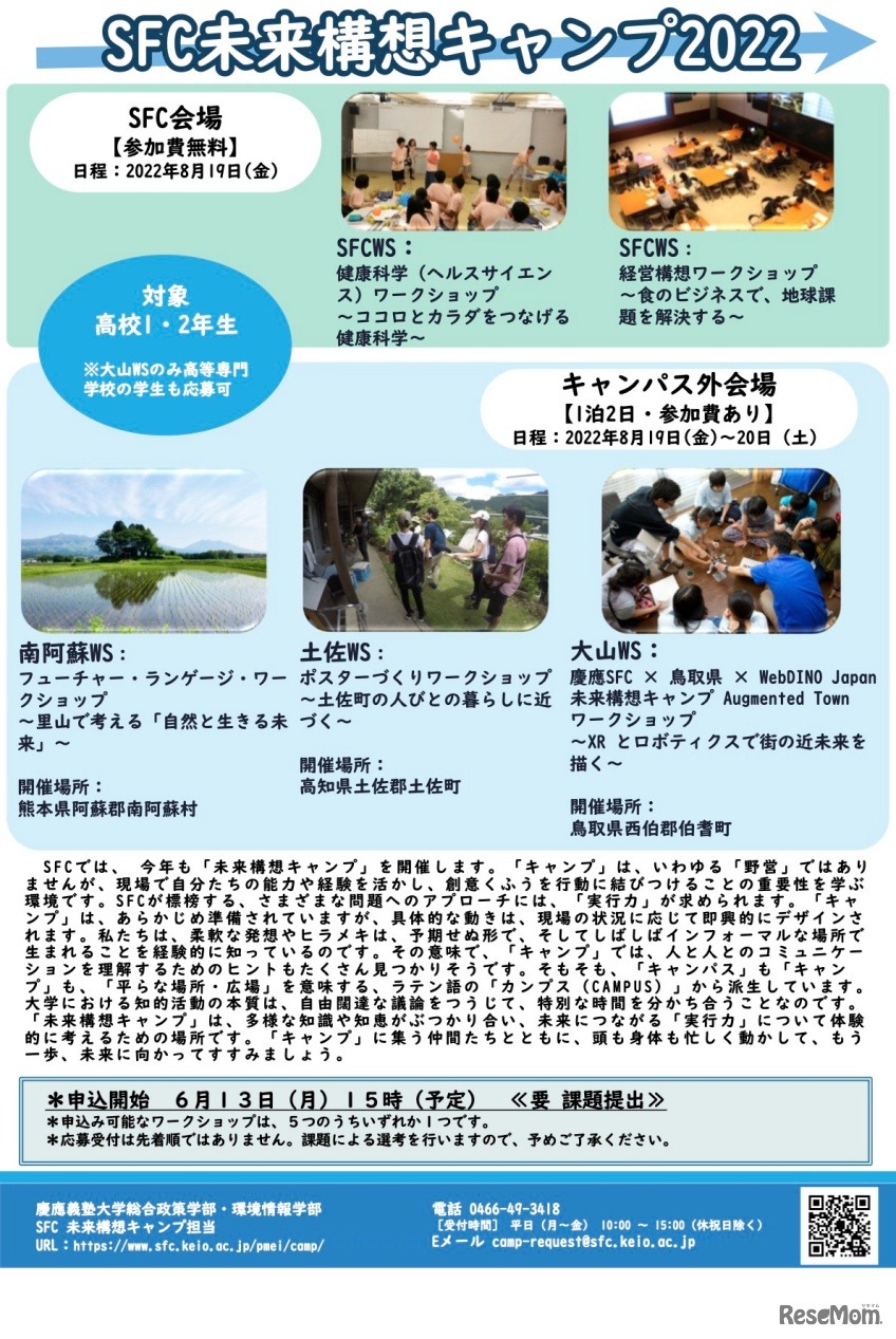 SFC未来構想キャンプ2022