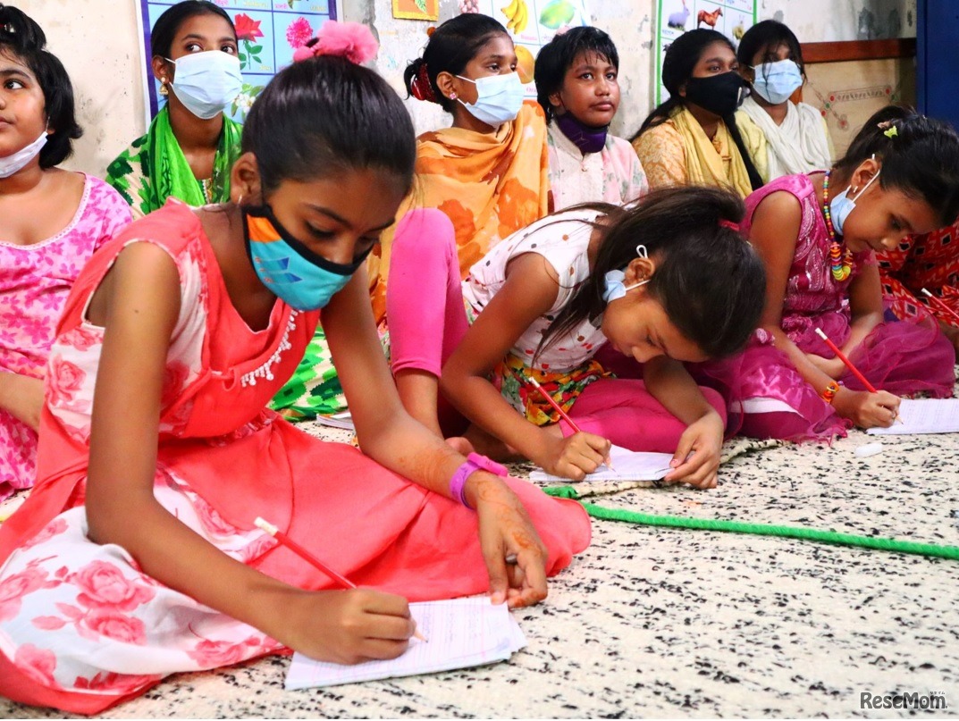 支援センターでの授業のようす