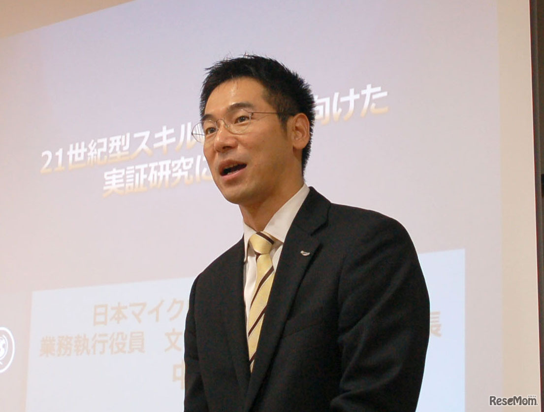 日本マイクロソフト 業務執行役員 文京ソリューション本部長の中川哲氏