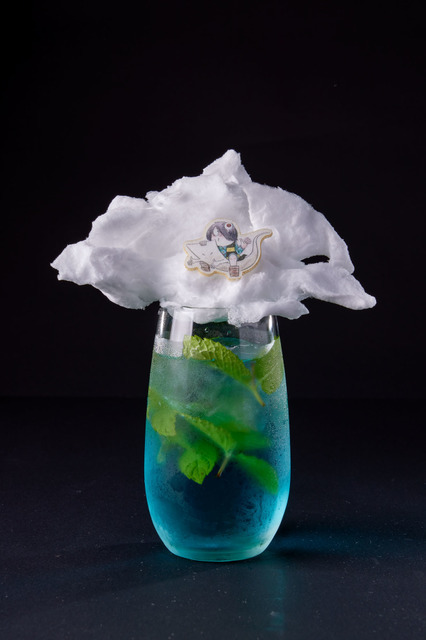 「妖怪の森Cafe」鬼太郎と一反もめんのお空の散歩（C）水木プロダクション