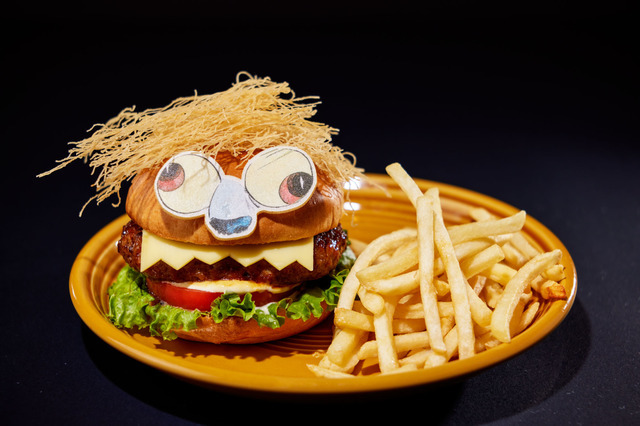 「妖怪の森Cafe」大かむろバーガー（C）水木プロダクション