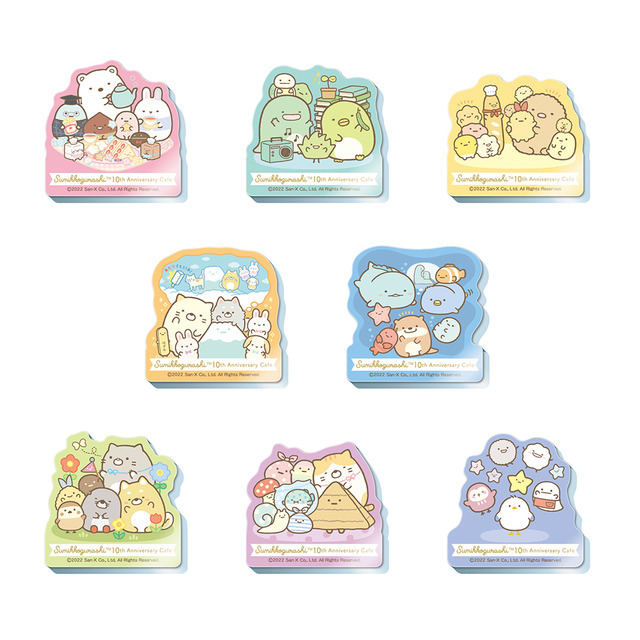 「すみっコぐらし 10th Anniversary Cafe」アクリルマグネット（C）2022 San X Co., Ltd. All Rights Reserved.
