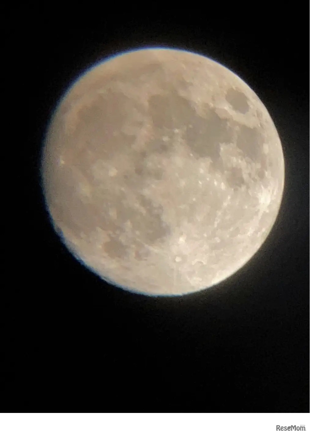 学習用天体望遠鏡（NEWTONY)で撮影した月