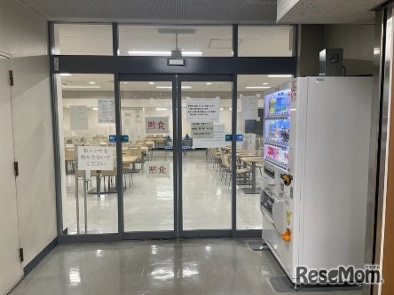 クール自習室の出入り口