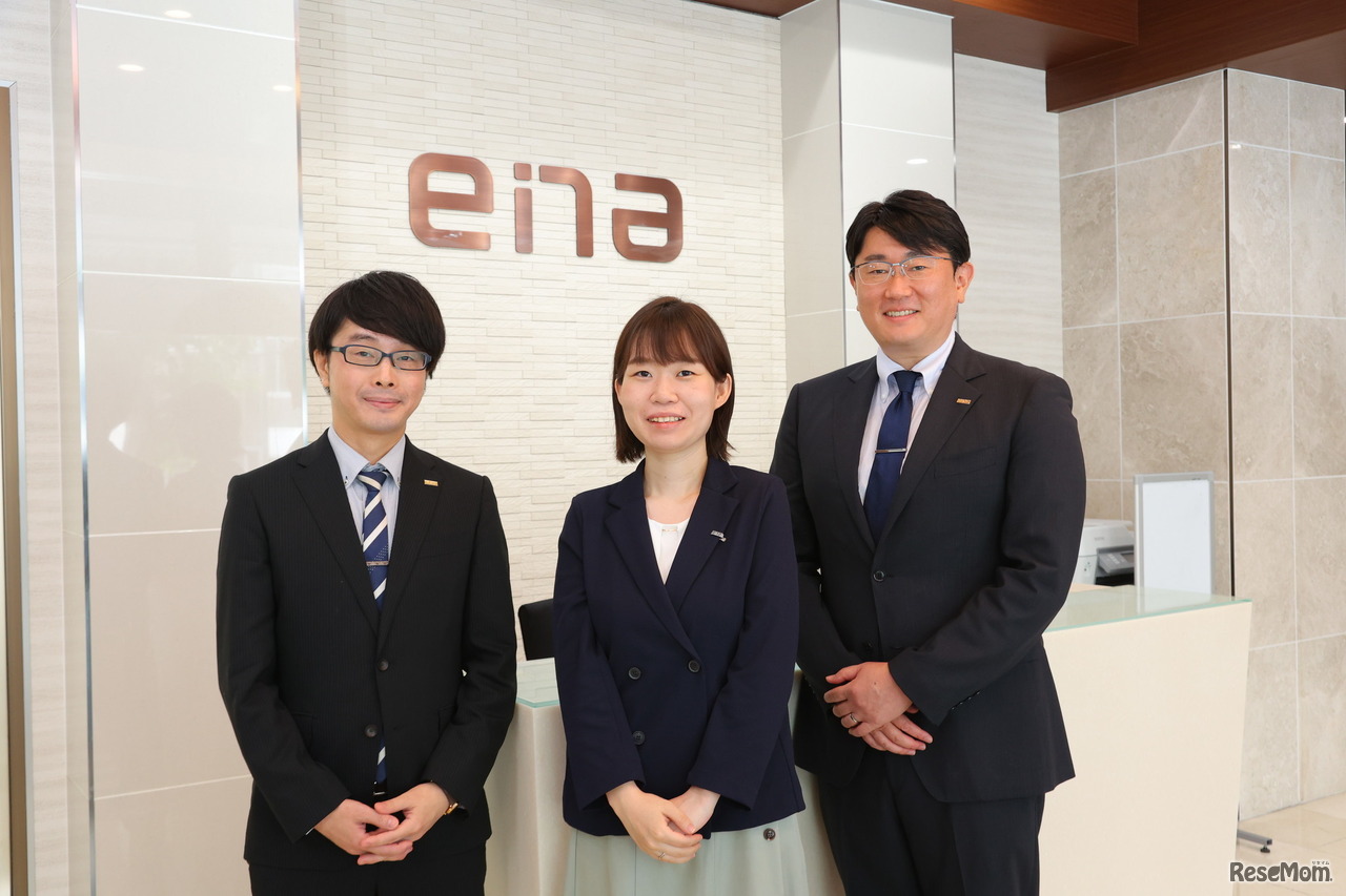 インタビューに応じてくれたenaの米田暁比古氏、廣澤美幸氏、鈴木和智氏