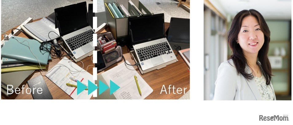 「これであなたも片付けマイスター！目からウロコのお家片付け術」と講師のコクヨ　齋藤敦子氏