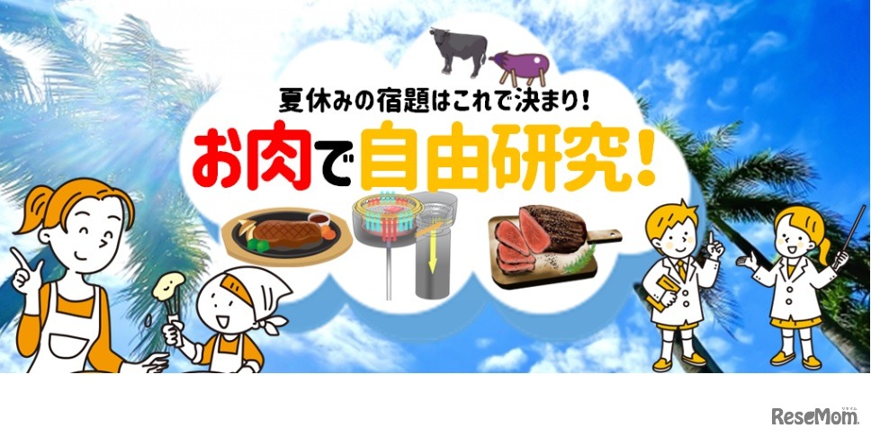 夏休みの宿題はこれで決まり！お肉で自由研究
