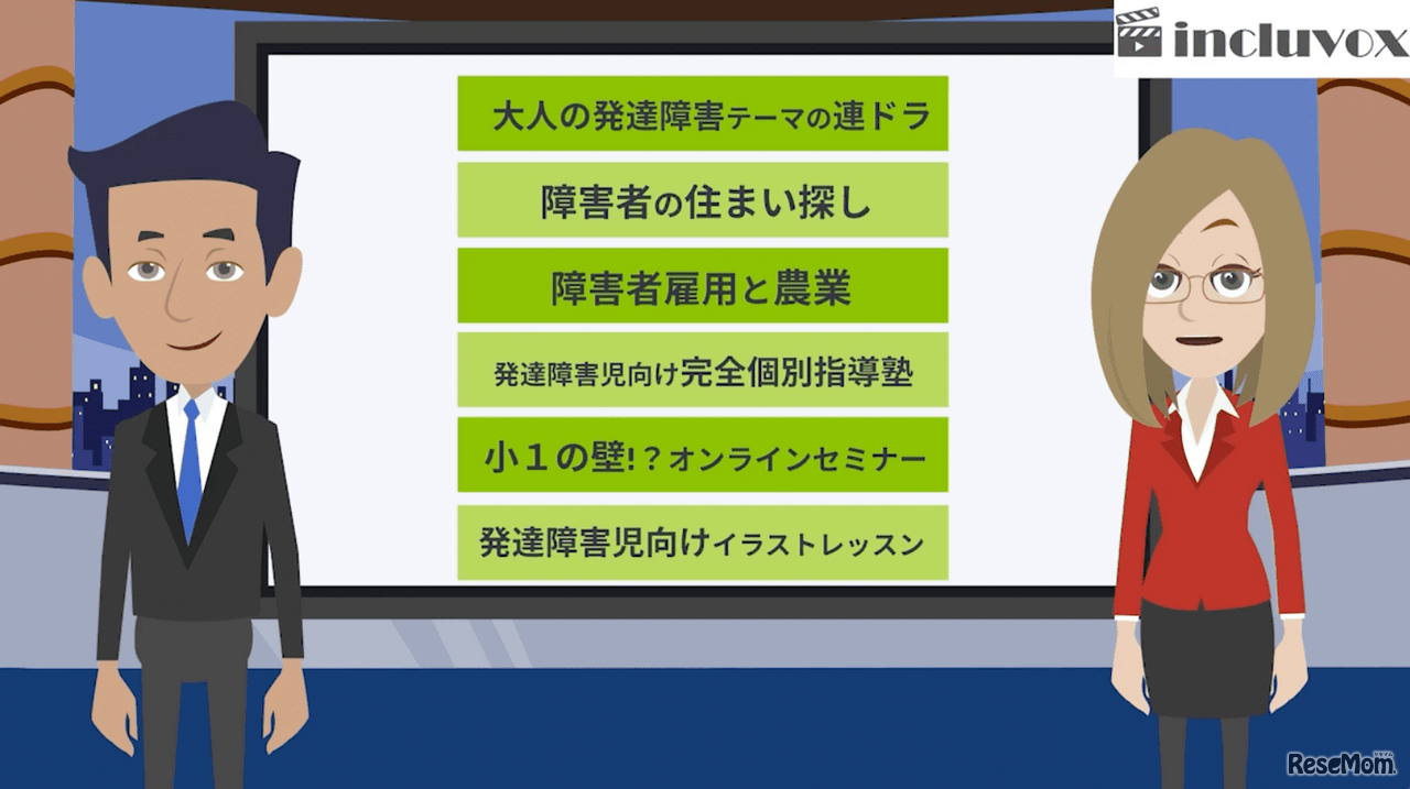 incluvox動画より