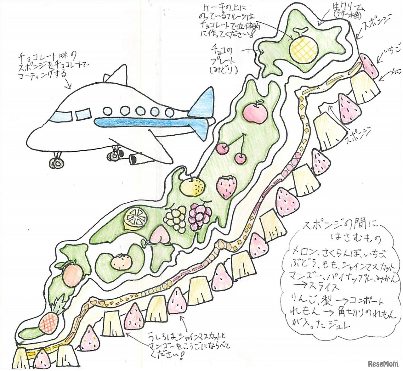 日本全国巡りケーキ