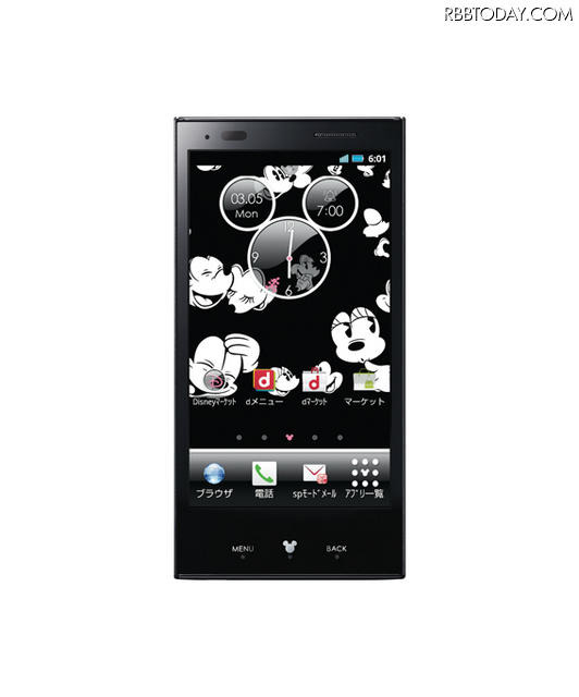 「Disney Mobile on docomo P-05D」