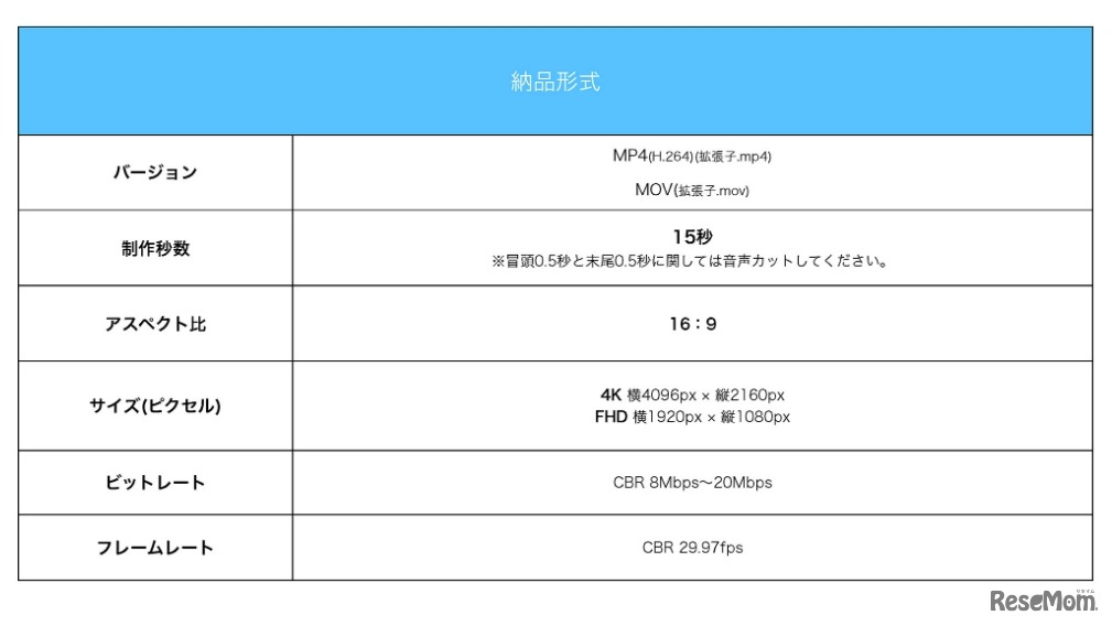 作品の納品形式