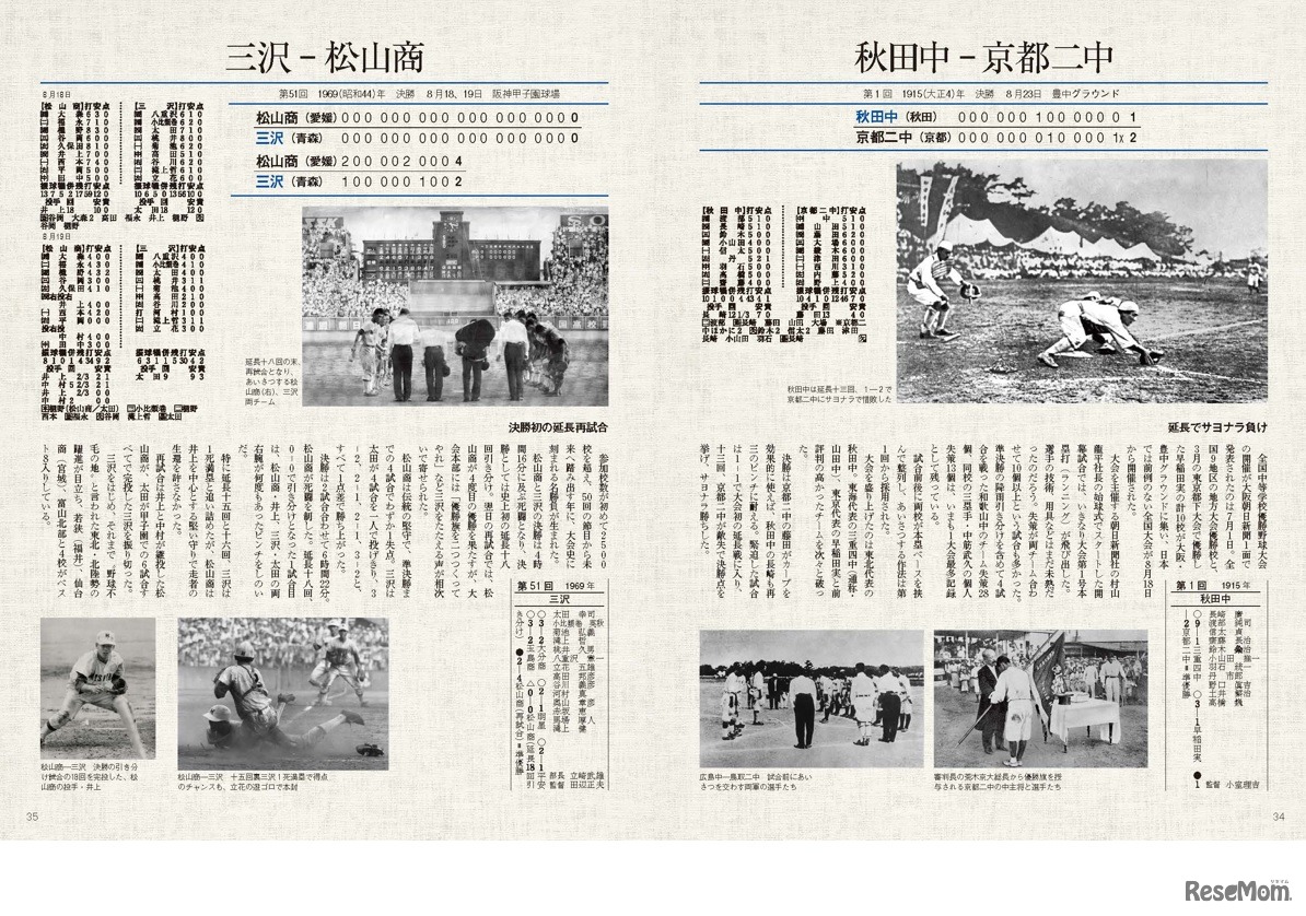 第1回、第51回選手権大会決勝の記事