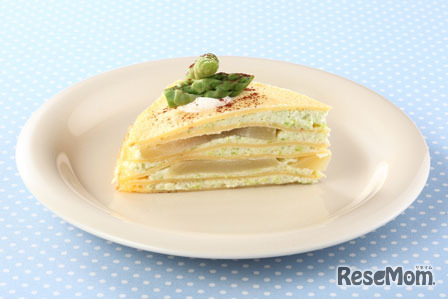 第42回全国高校生料理コンクール アイデア賞「さぬきの意地！アスパラだってミルクレープ」香川県立笠田高等学校　田千織さん