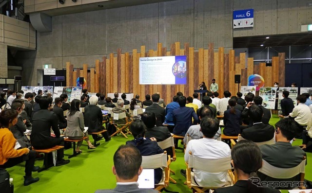 国際学生”社会的EV”デザインコンテストは初めてCEATECの会場で開催された