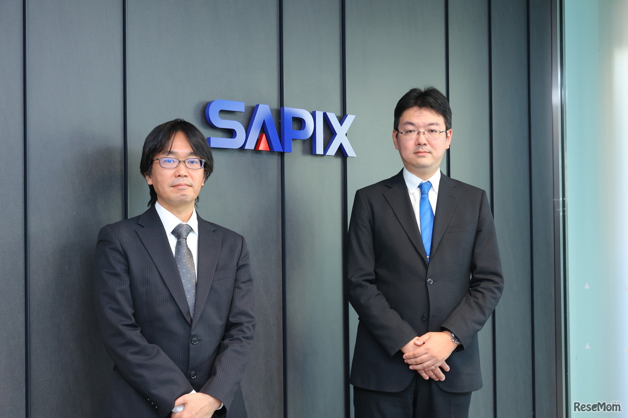 SAPIX（サピックス）中学部 教務部部長・吉永英樹氏と教育情報センター次長・伊藤俊平氏