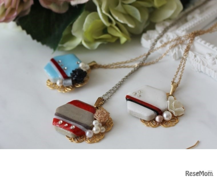 ロマンスカーネックレスをつくろう！