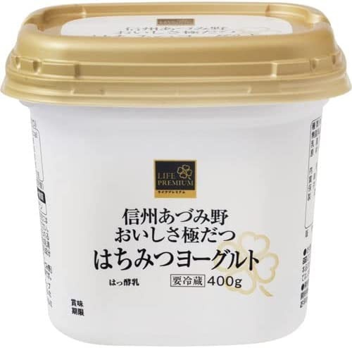 ライフプレミアム 信州あづみ野 おいしさ極だつはちみつヨーグルト 400g