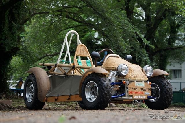 「エコカーを組み立てて乗ってみよう！」