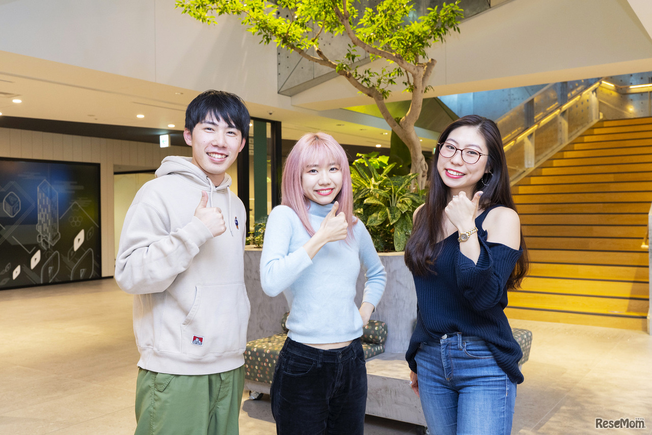 「StudyInネイティブ英会話」の、みっちゃん、清家（せいけ）さん、アンジーさん