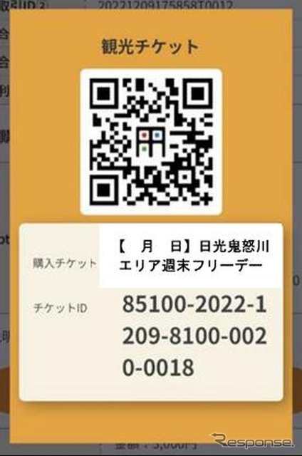 「日光・鬼怒川エリア週末フリーパス」のイメージ。鉄道のほか、東武バス日光や日光交通のバス、明智平ロープウェイなども無料となる。
