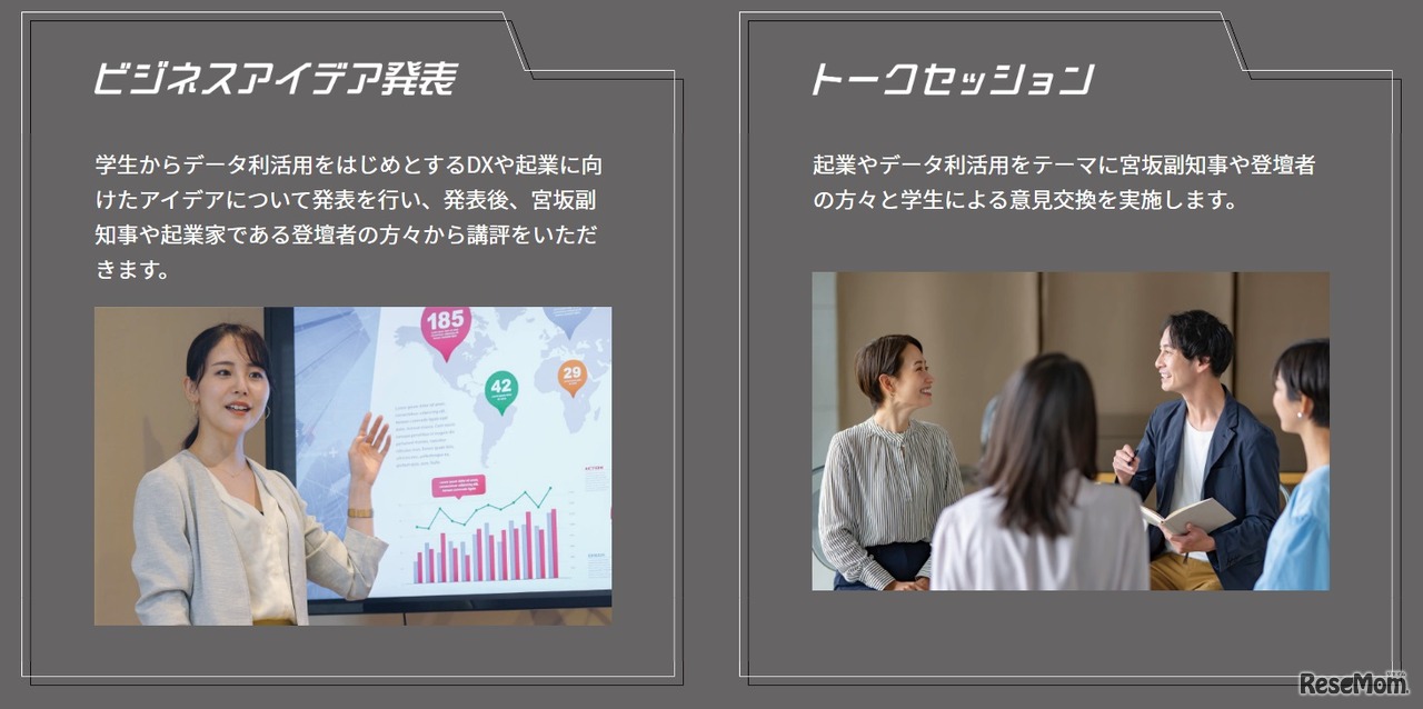 学生のアイデア発表・意見交換を実施