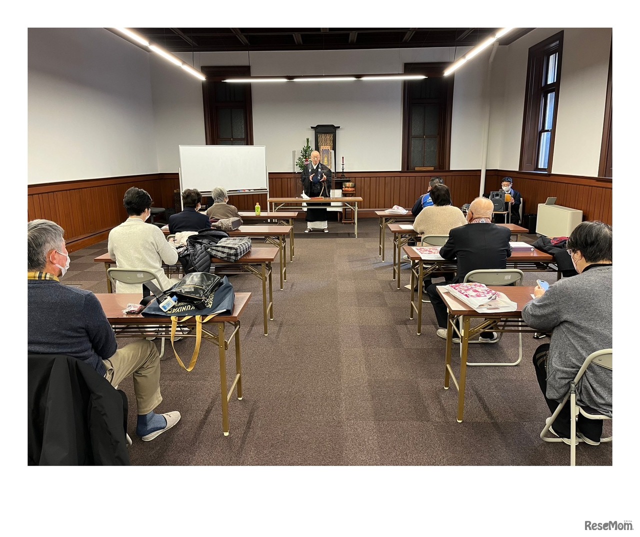 西本願寺での法話のようす