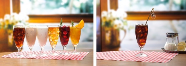 「『ミッキー＆フレンズ』OH MY CAFE」アイスドリンク各種（C）Disney