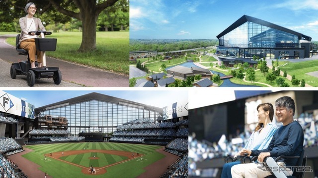 北海道ボールパーク F ビレッジとエスコンフィールドに近距離モビリティWHILLを活用した移動サービスを導入