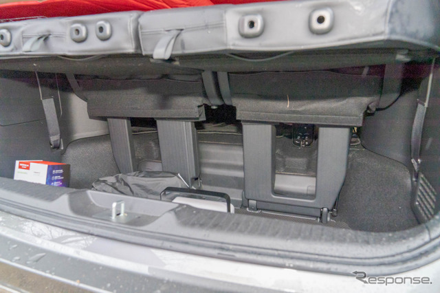 これだけのスペースがあれば、ちょっとした荷物はすべて収まってしまう。