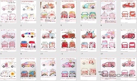 2代目グリコワゴン・アイデア：子どもの作品