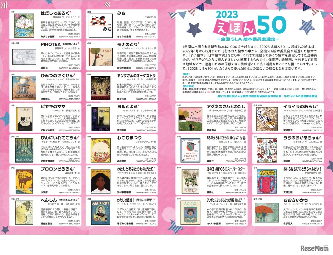 絵本リスト「えほん50」