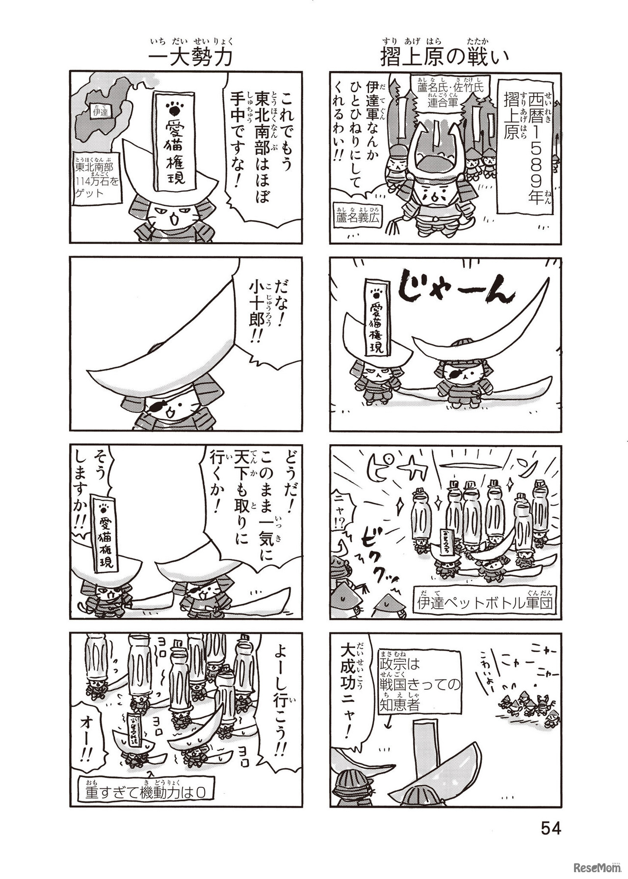 『ねこねこ日本史』伊達政宗その2