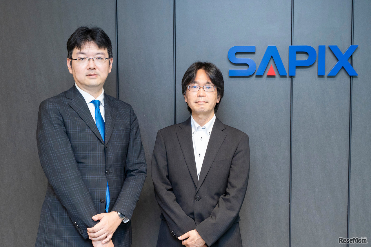 左から、SAPIX中学部 教育情報センター次長・伊藤俊平氏と教務部部長・吉永英樹氏